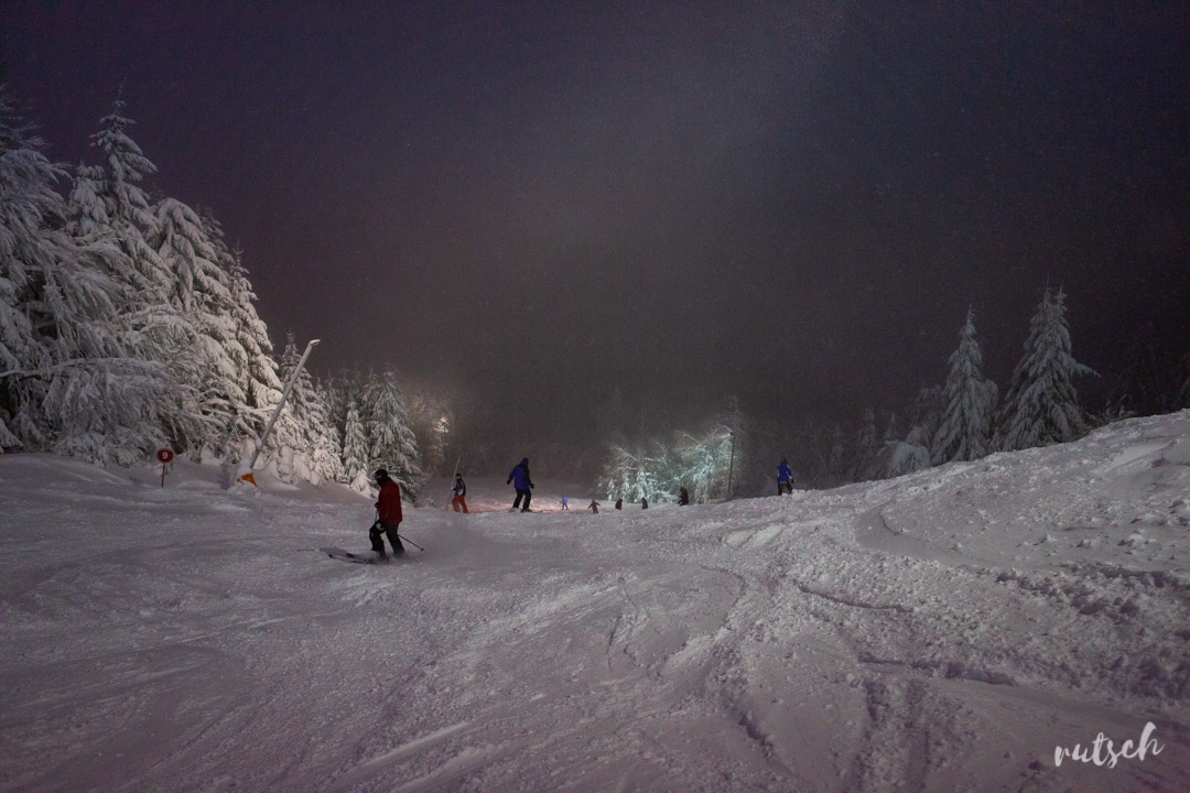 Ski nocturne au Lac Blanc