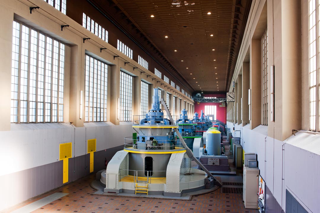 Intérieur de la Centrale Hydroélectrique EDF Kembs
